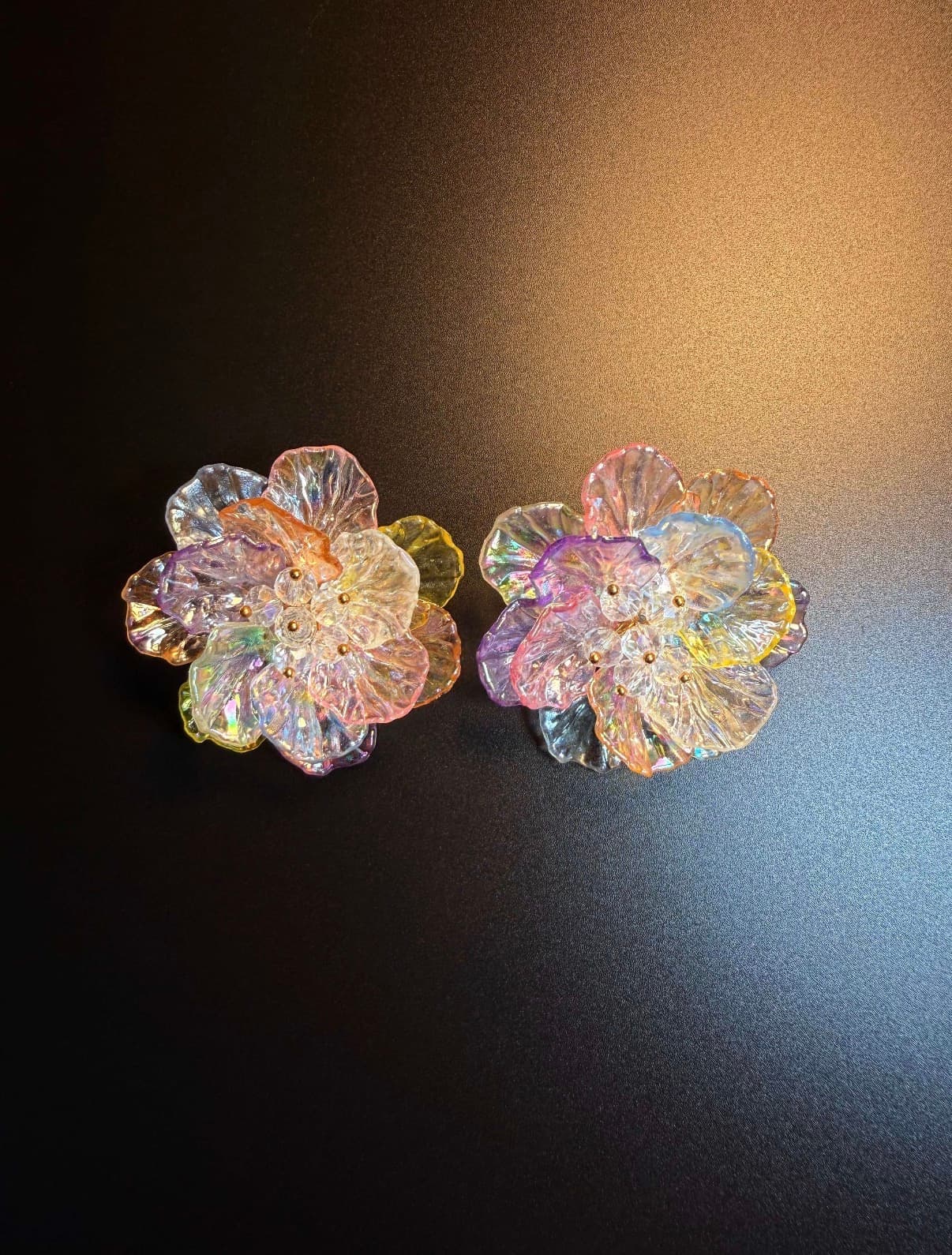 Iridescent Bloom Studs