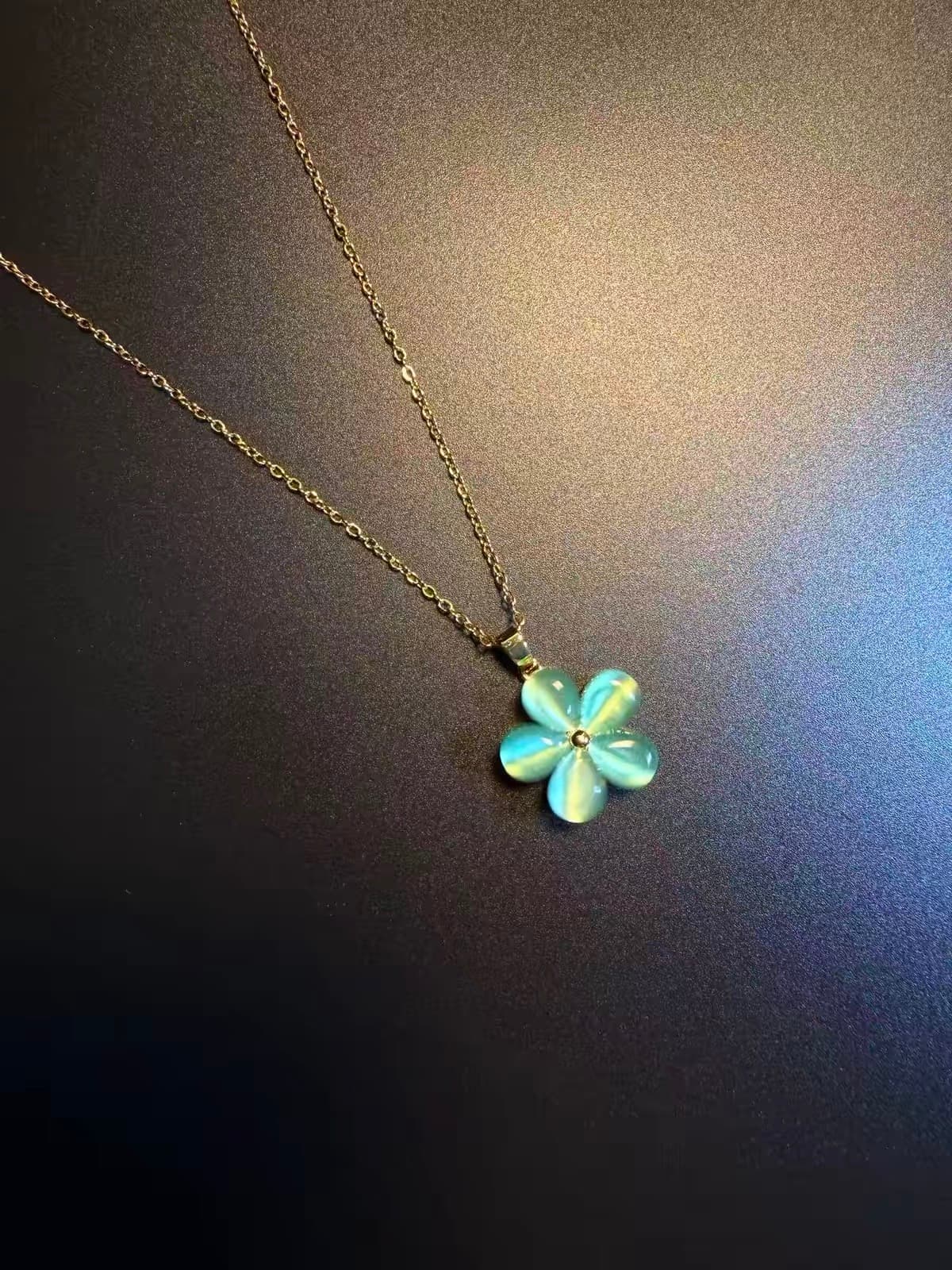 Opal Blossom Necklace